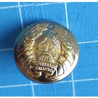 Пуговица металлическая с гербом Республики Беларусь малая