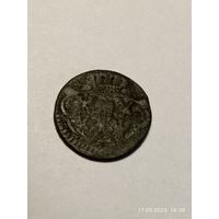 Польша грош Август  1750 х годов , медь .