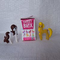 Коллекционные игрушки из Свит Бокса-3. Пони - сладкоежки Шоко и Зефирка. В