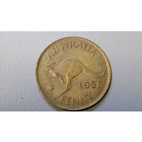 1 пенни 1958