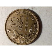 10 франк Франция 1951