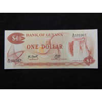 Гайана 1 доллар 1992г.UNC