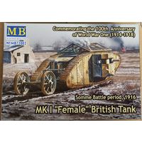 Танк MK I Female British Tank