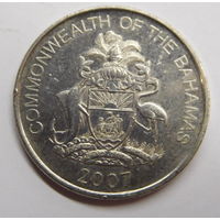 Багамы 25 центов 2007 г