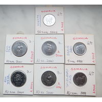 Сомали набор монет 7 шт. Распродажа коллекции.