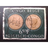 Конго 1954 колония Бельгии юбилейная медаль