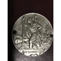 Медальон S-t.Christophorus,святой Христофор.