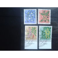 Швейцария, 1974, Цветы, полнакя серия