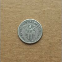 Американские Филиппины, 20 сентаво 1918 г., серебро 0.750