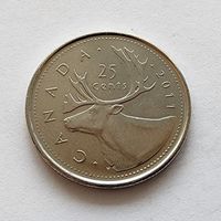 Канада 25 центов, 2011