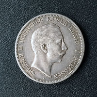 5 марок 1908, Пруссия, А. XF.