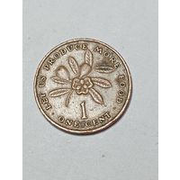 Ямайка 1 цент 1973 года