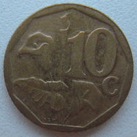 ЮАР 10 центов 2008 г.