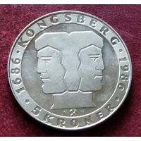 Норвегия 5 крон, 1986 300 лет норвежскому монетному двору