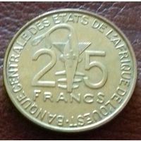Западная Африка 25 франков 2014