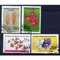Мадагаскар 1984 Цветы Флора Серия 4 марок