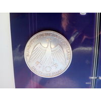 ФРГ 10 марок 1972 г. Серебро с 1 р.