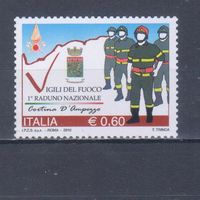 [60] Италия 2010. Пожарная служба.Пожарные. Одиночный выпуск. БЕЗ КЛЕЯ.