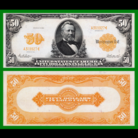 [КОПИЯ] США 50 долларов 1913г. Золотой Сертификат.