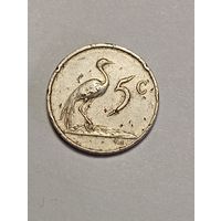 ЮАР 5 центов 1980 года
