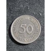 Германия (ФРГ) 50 пфеннигов 1992  G