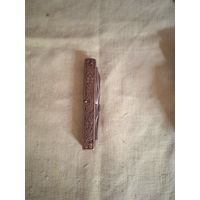 Винтажный латунный перочинный ножик времён СССР