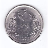 2 рупии 2011 Индия (звезда - Хайдарабад). Возможен обмен