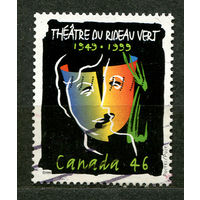Театр в Монреале. Канада. 1999. Полная серия 1 марка