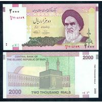 Иран, 2000 Риалов 1995 - 2005 год, UNC
