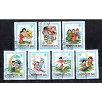 Международный день ребёнка Монголия 1980 год серия из 7 марок