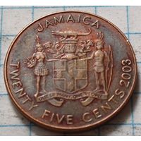 Ямайка 25 центов, 2003      ( 2-1-2 )