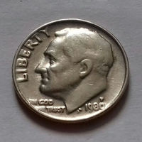 10 центов (дайм) США 1980 P
