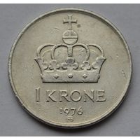 Норвегия, 1 крона 1976 г.