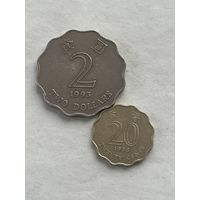 ГонКонг 2 монеты