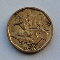 ЮАР 10 центов. 1994