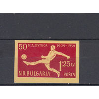 Спорт. Футбол. Болгария. 1959. 1 марка б/з. Michel N 1136 (17,0 е).