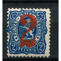 Германия - Вупперталь (B) - Местные марки - 1886 - Надпечатка 2 на 2Pf - [Mi.2] - 1 марка. MNH.  (Лот 145AR)