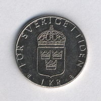 Швеция, 1 крона 1997 г.