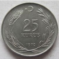 Турция 25 курушей 1970