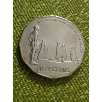 Австралия 50 центов, 2005 г ( 60 лет со дня окончания Второй Мировой войны