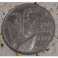 Финляндия 10 пенни, 1990 Цветы, Медно-никелевый сплав (2-9-129)
