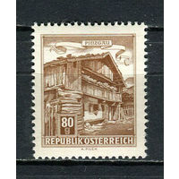 Австрия - 1962 - Стандарты. Архитектура 80g - [Mi.1115] - 1 марка. MNH.  (Лот 87EQ)-T7P8