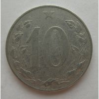 10 геллеров 1954 года Чехословакия