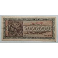 Греция 5 000 000 (5 миллионов) (5000000) драхм 1944 г.