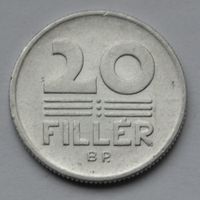 Венгрия, 20 филлеров 1987 г.