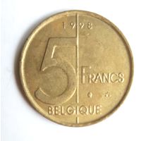 Бельгия. 5 франков 1998 г.