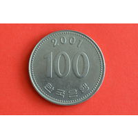 Южная Корея 100 вон 2001