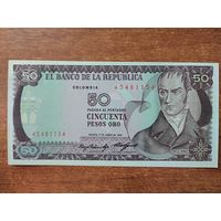 Колумбия 50 песо 1985 UNC