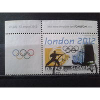 Словения 2012 Олимпиада в Лондоне Михель-1,6 евро гаш