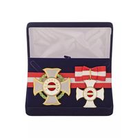 Комплект Знак и звезда ордена Марии Терезии - Австрия в подарочном футляре